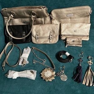 Metallic Grace Adele Purse system